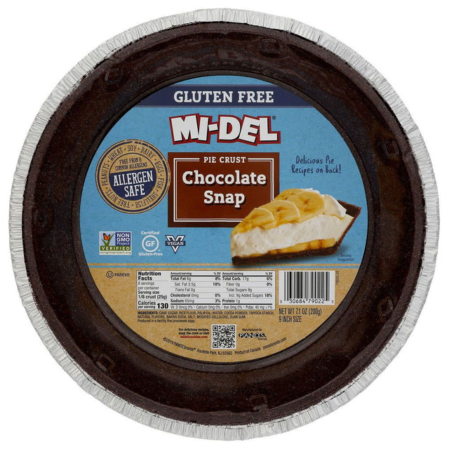 MI-DEL: Chocolate Snap Pie Crust, 7.1 oz - Sunshine Co Op. - #tag1# - #tag2# - #tag3# - #tag4#