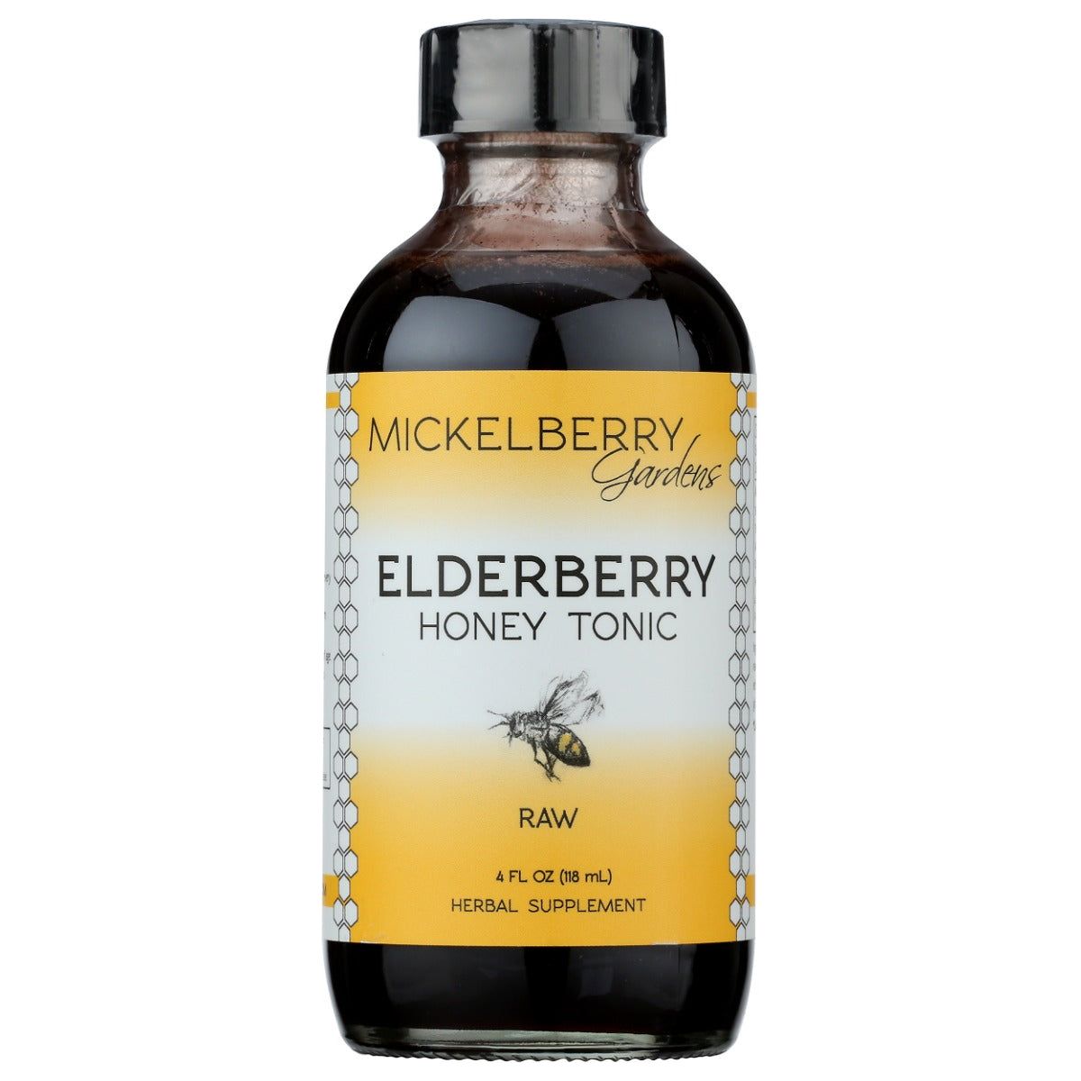 MICKELBERRY  GARDENS: Tonic Elderberry Honey, 4 fo - #tag1# - #tag2#