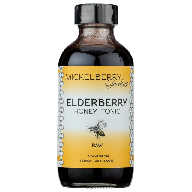 MICKELBERRY  GARDENS: Tonic Elderberry Honey, 4 fo - #tag1# - #tag2#