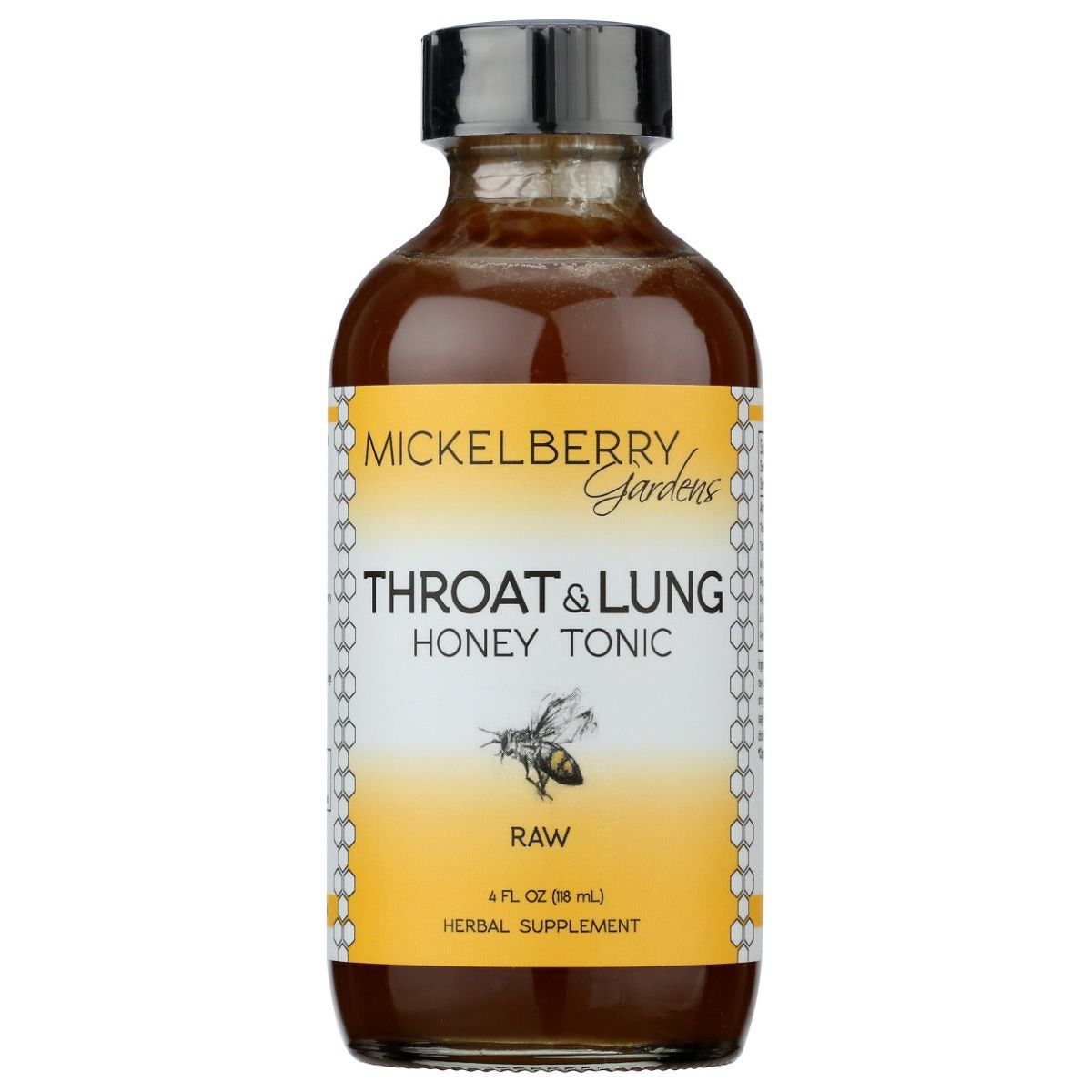 MICKELBERRY GARDENS: Tonic Throat Lung Honey, 4 fo - #tag1# - #tag2#