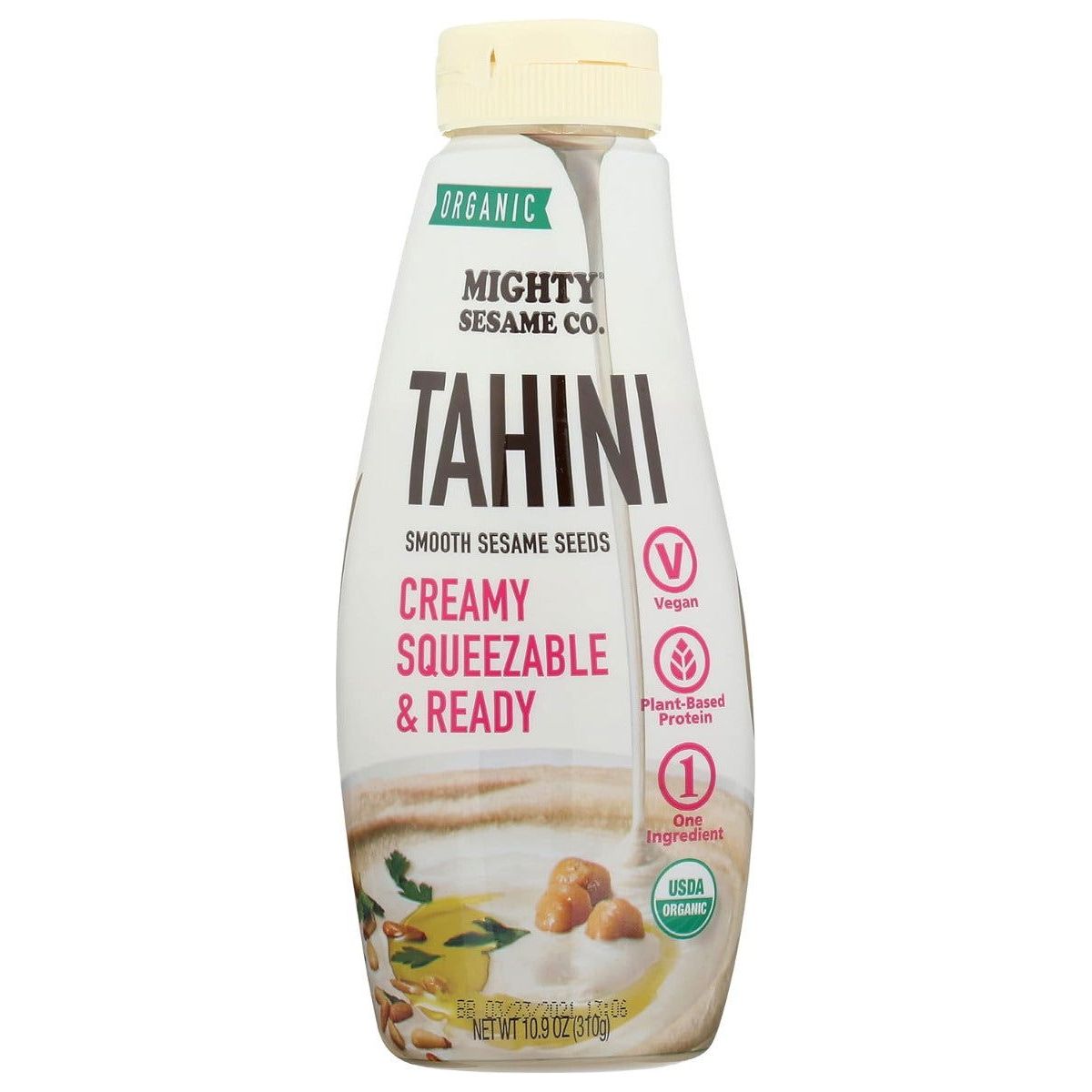 MIGHTY SESAME CO: Fine Sesame Paste Tahini Organic, 10.9 oz - Sunshine Co Op. - #tag1# - #tag2# - #tag3# - #tag4#
