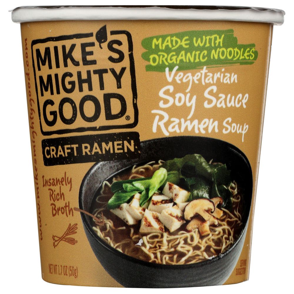 MIKES MIGHTY GOOD: Soup Cup Soy Sauce Org, 1.7 oz - #tag1# - #tag2#