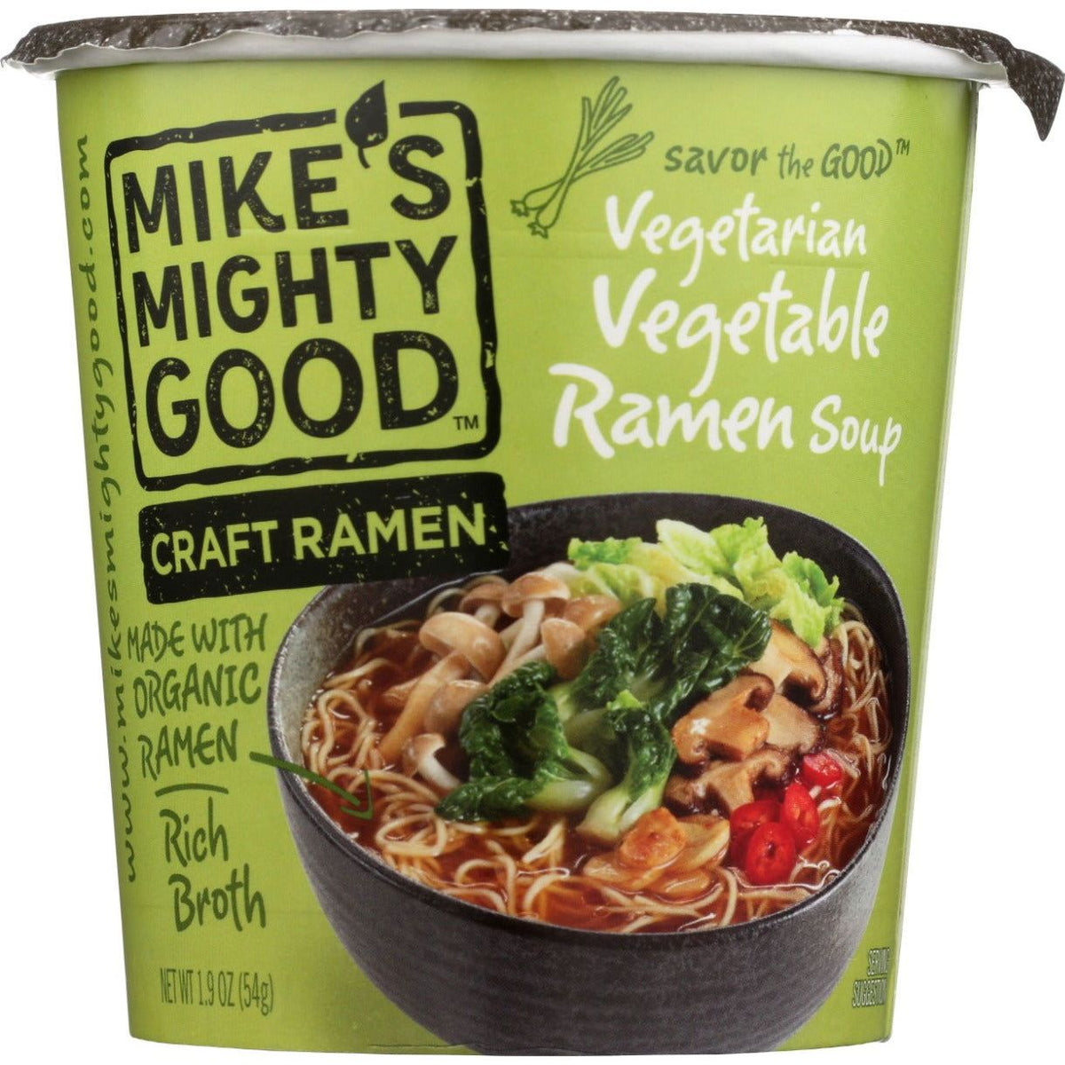 MIKES MIGHTY GOOD: Vegetarian Vegetable Ramen Cup, 1.9 oz - Sunshine Co Op. - #tag1# - #tag2# - #tag3# - #tag4#