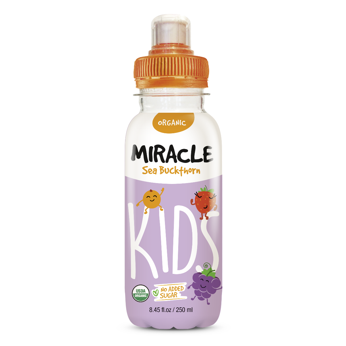 MIRACLE SEA BUCKTHORN: Grape and Strawberry Juice, 8.45 fo - #tag1# - #tag2#