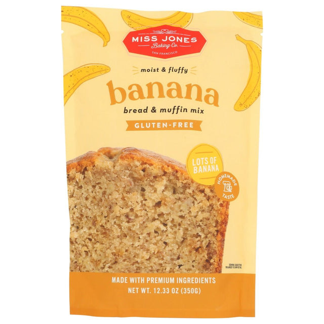 MISS JONES BAKING CO: Gluten Free Banana Bread and Muffin Mix, 12.35 oz - #tag1# - #tag2#