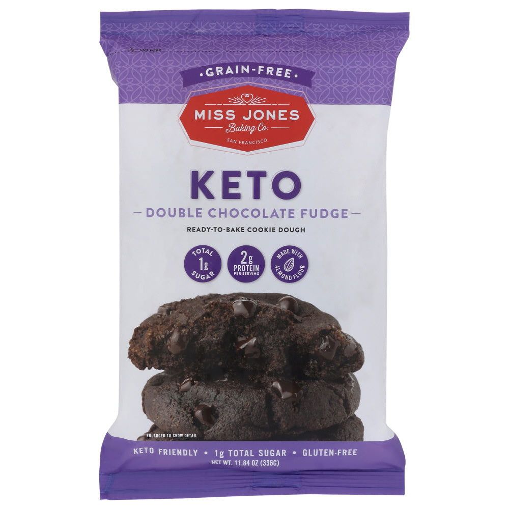 MISS JONES BAKING CO: Keto Ready To Bake Dough Chocolate, 11.84 oz - #tag1# - #tag2#