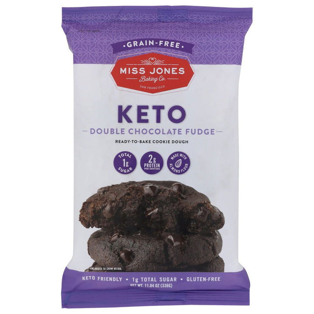 MISS JONES BAKING CO: Keto Ready To Bake Dough Chocolate, 11.84 oz - #tag1# - #tag2#