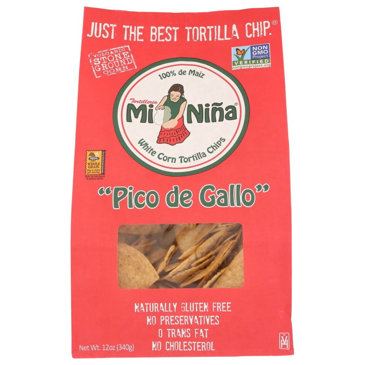 MI NINA: Pico De Gallo Tortilla Chips, 12 oz - Sunshine Co Op. - #tag1# - #tag2# - #tag3# - #tag4#