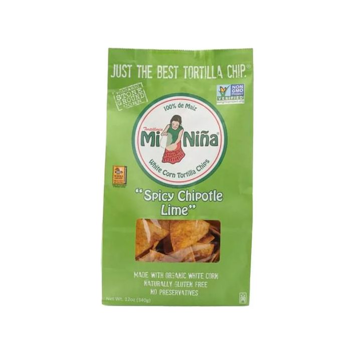 MI NINA: Spicy Chipotle Lime Tortilla Chips, 12 oz - #tag1# - #tag2#