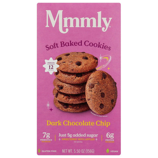 MMMLY: Dark Chocolate Chip Soft Cookie, 5.5 oz - #tag1# - #tag2#