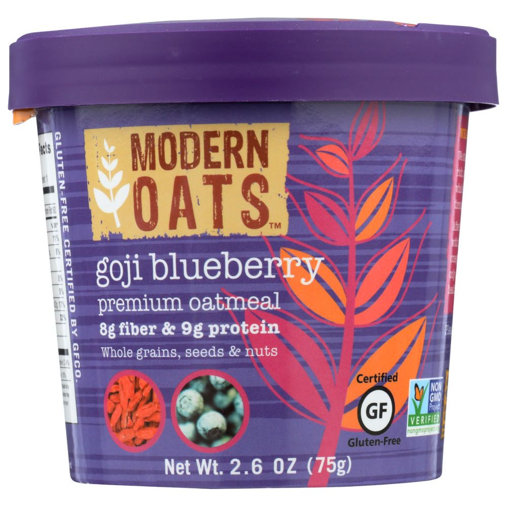 MODERN OATS: Goji Blueberry Premium Oatmeal, 2.6 oz - #tag1# - #tag2#