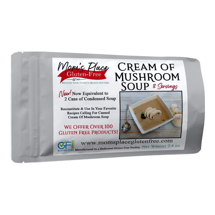MOMS PLACE GLUTENFREE: Gluten Free Cream Of Mushroom Soup Mix, 2.4 oz - #tag1# - #tag2#