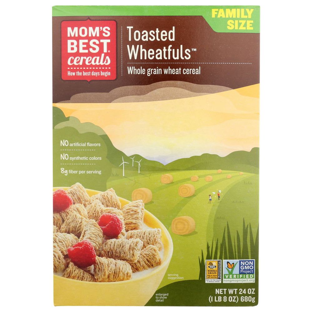 MOM'S BEST: Cereals Toasted Wheat-Fuls, 24 oz - Sunshine Co Op. - #tag1# - #tag2# - #tag3# - #tag4#