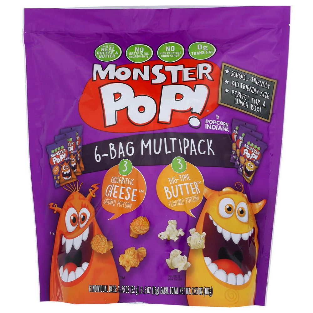 MONSTER POP: Popcorn Mltpack 2 Sku 6Ct, 3.75 oz - #tag1# - #tag2#