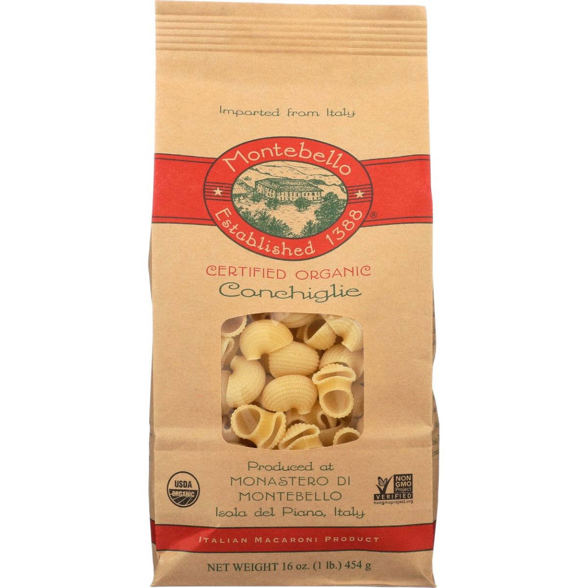 MONTEBELLO: Conchiglie Pasta, 16 oz - #tag1# - #tag2#