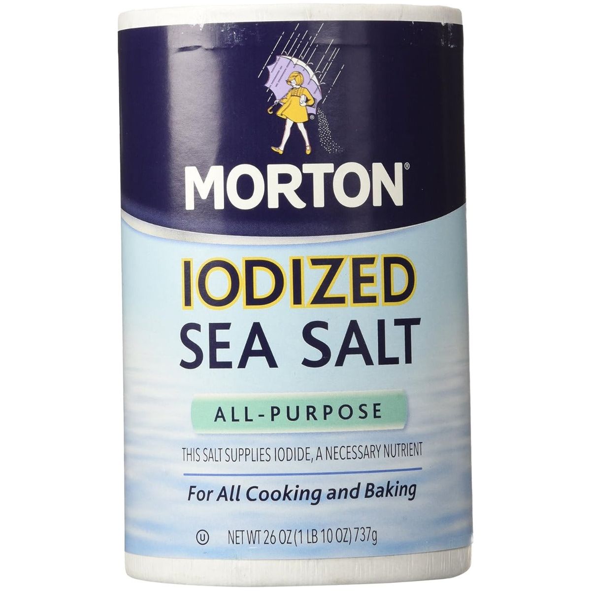 MORTONS: All-Purpose Iodized Sea Salt, 26 oz - #tag1# - #tag2#