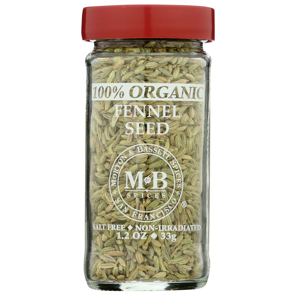 MORTON & BASSETT: Organic Fennel Seed, 1.2 Oz - #tag1# - #tag2#