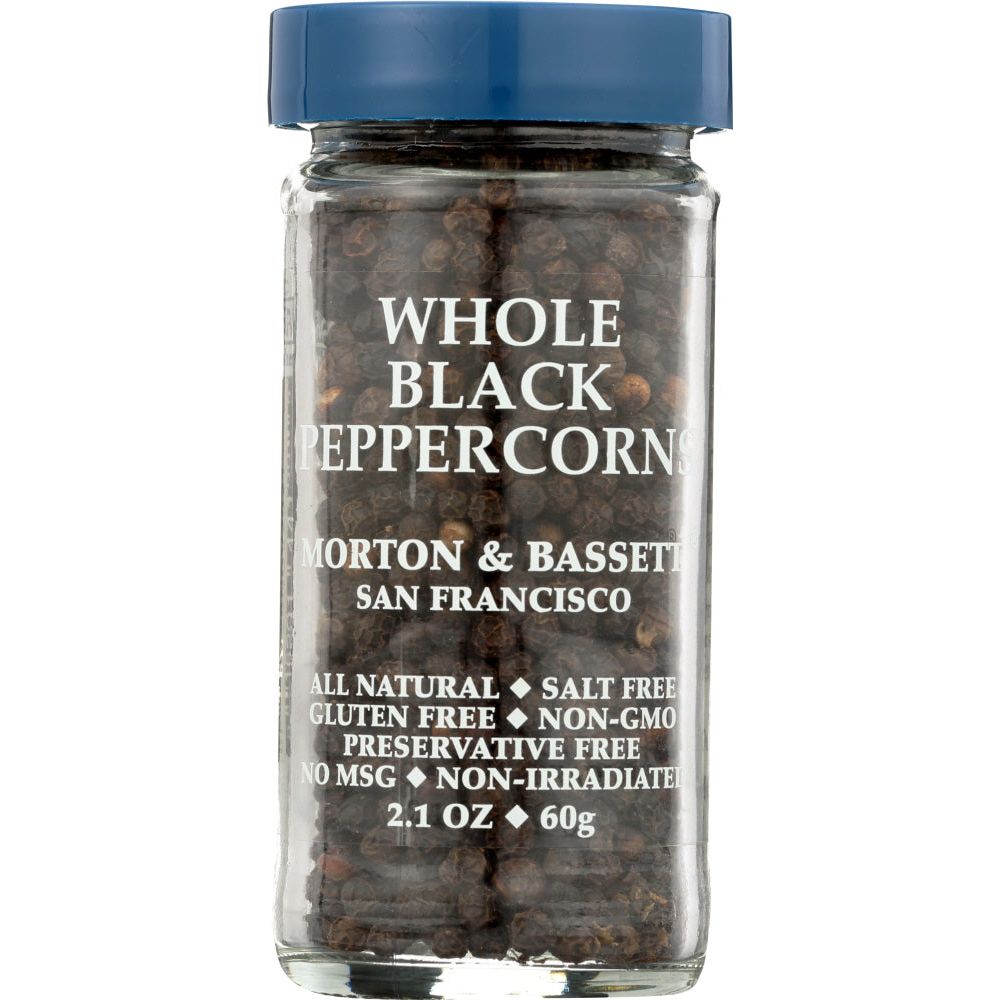 MORTON & BASSETT: Whole Black Peppercorns, 2.1 oz - #tag1# - #tag2#