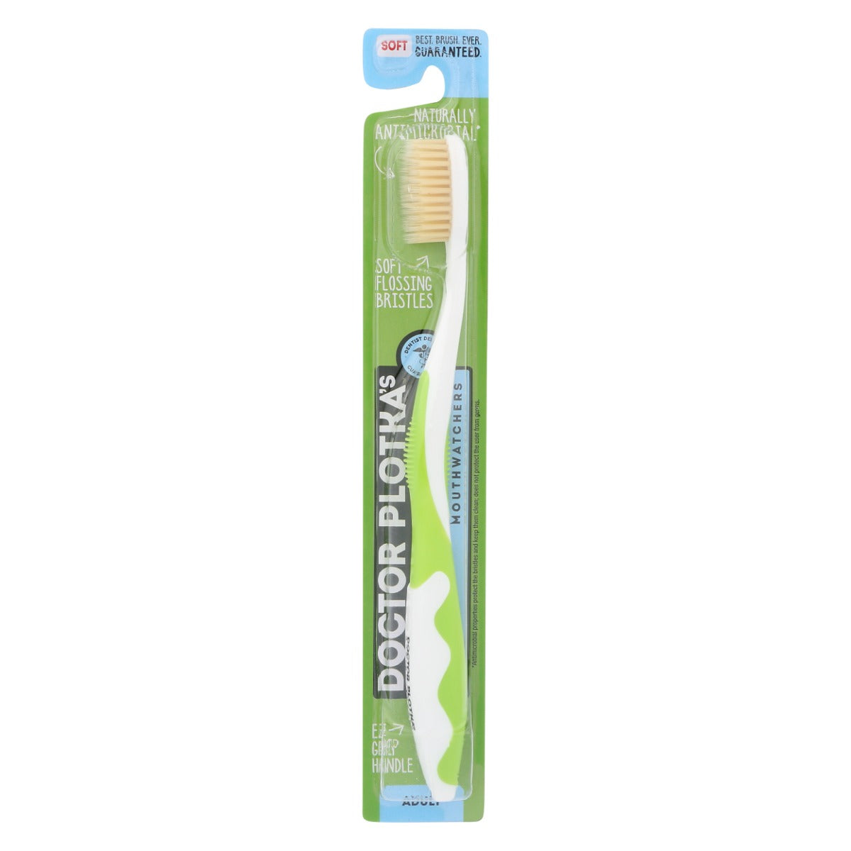 MOUTH WATCHERS: Adult Manual Toothbrush Green, 1 ea - Sunshine Co Op. - #tag1# - #tag2# - #tag3# - #tag4#