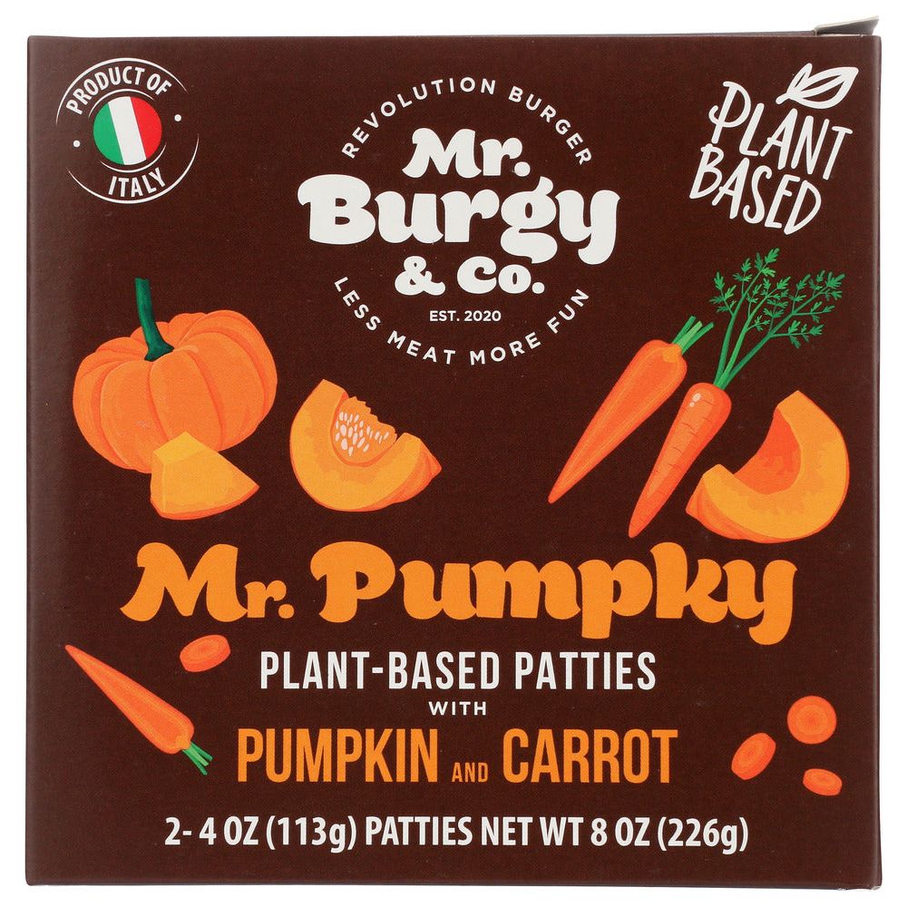 MR. BURGY & CO: Patties Pumpkin Carrots, 8 oz - #tag1# - #tag2#