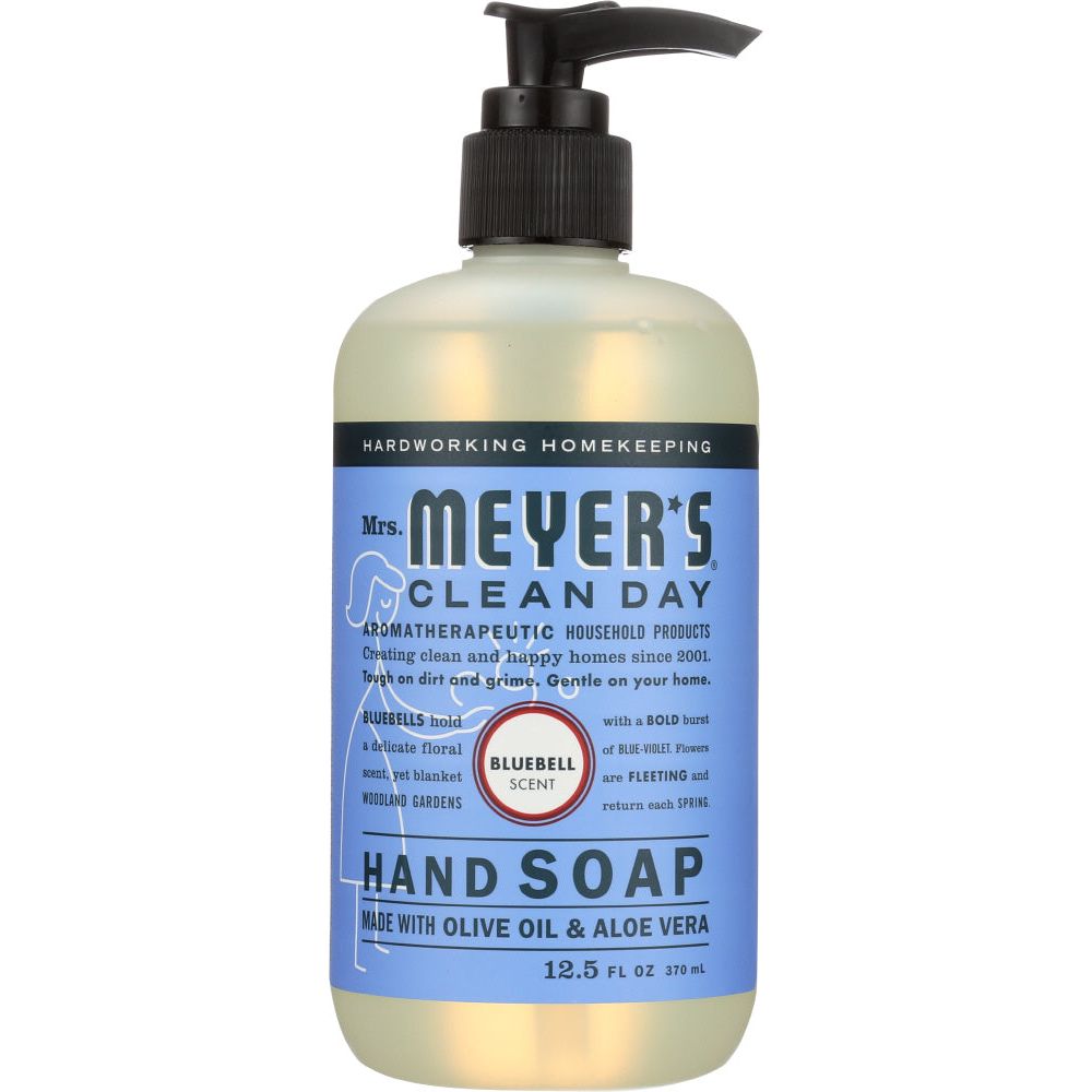 MRS. MEYER'S CLEAN DAY: Liquid Hand Soap Bluebell Scent, 12.5 oz - #tag1# - #tag2#