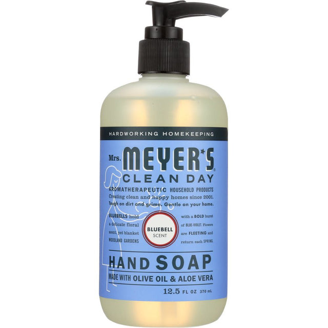 MRS. MEYER'S CLEAN DAY: Liquid Hand Soap Bluebell Scent, 12.5 oz - #tag1# - #tag2#