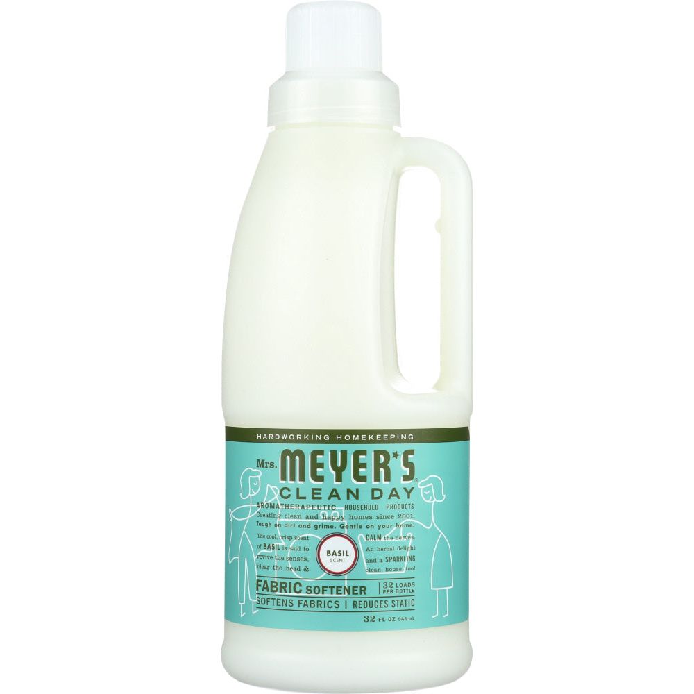 MRS. MEYER'S: Clean Day Fabric Softener Basil Scent, 32 oz - #tag1# - #tag2#