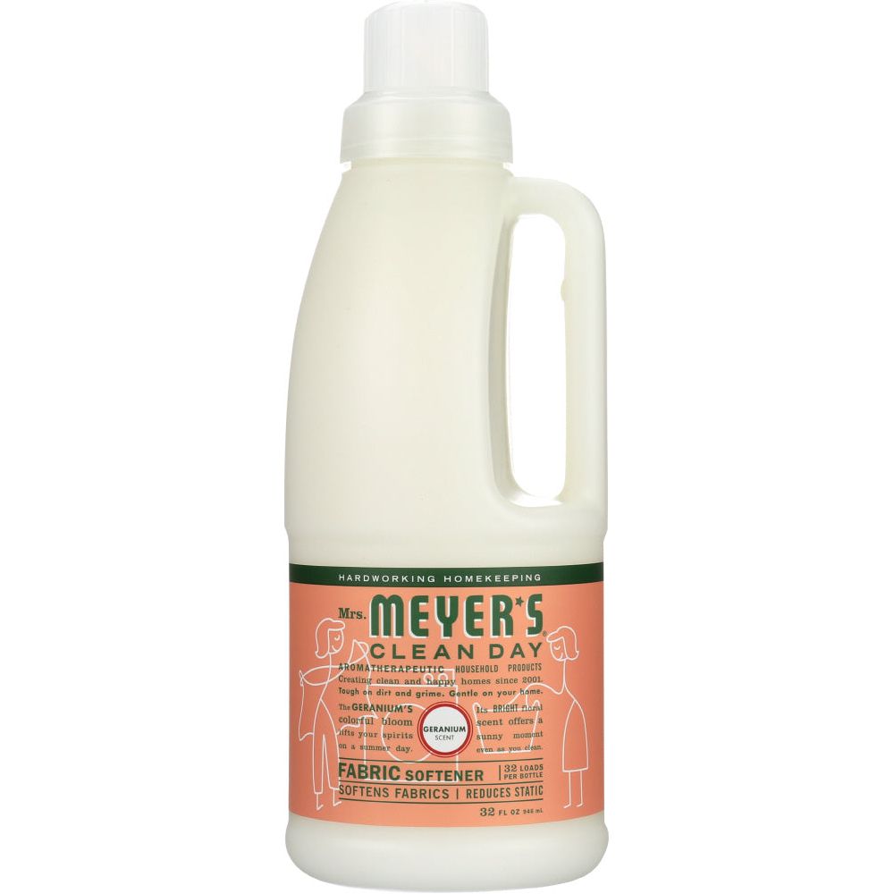 MRS. MEYER'S: Clean Day Fabric Softener Geranium Scent, 32 oz - #tag1# - #tag2#