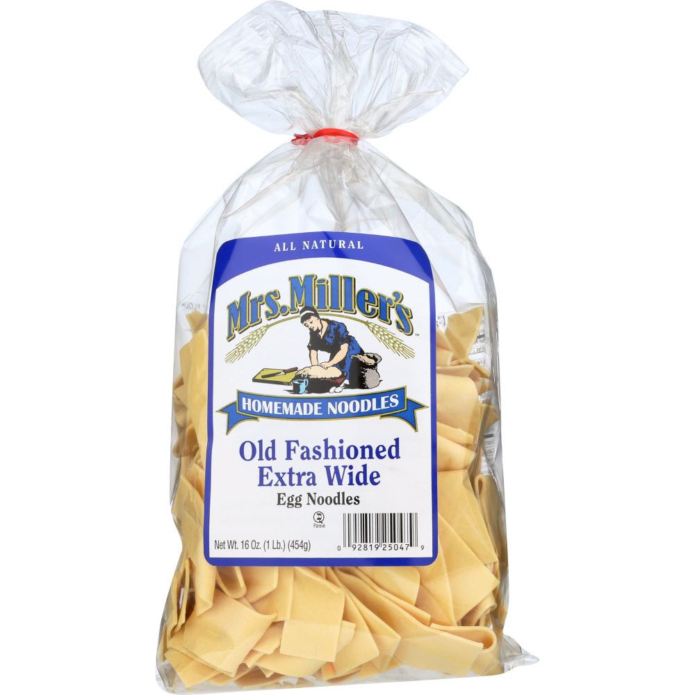 MRS. MILLER'S: Old Fashioned Extra Wide Egg Noodles, 16 oz - #tag1# - #tag2#