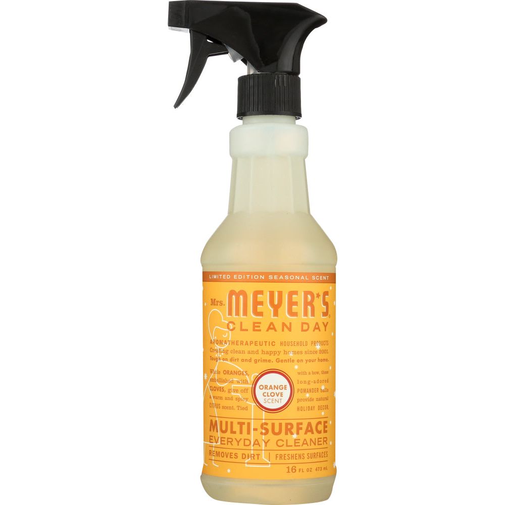 MRS MEYERS CLEAN DAY: Clnr Mltsrfce Hol Orge Cl, 16 oz - #tag1# - #tag2#