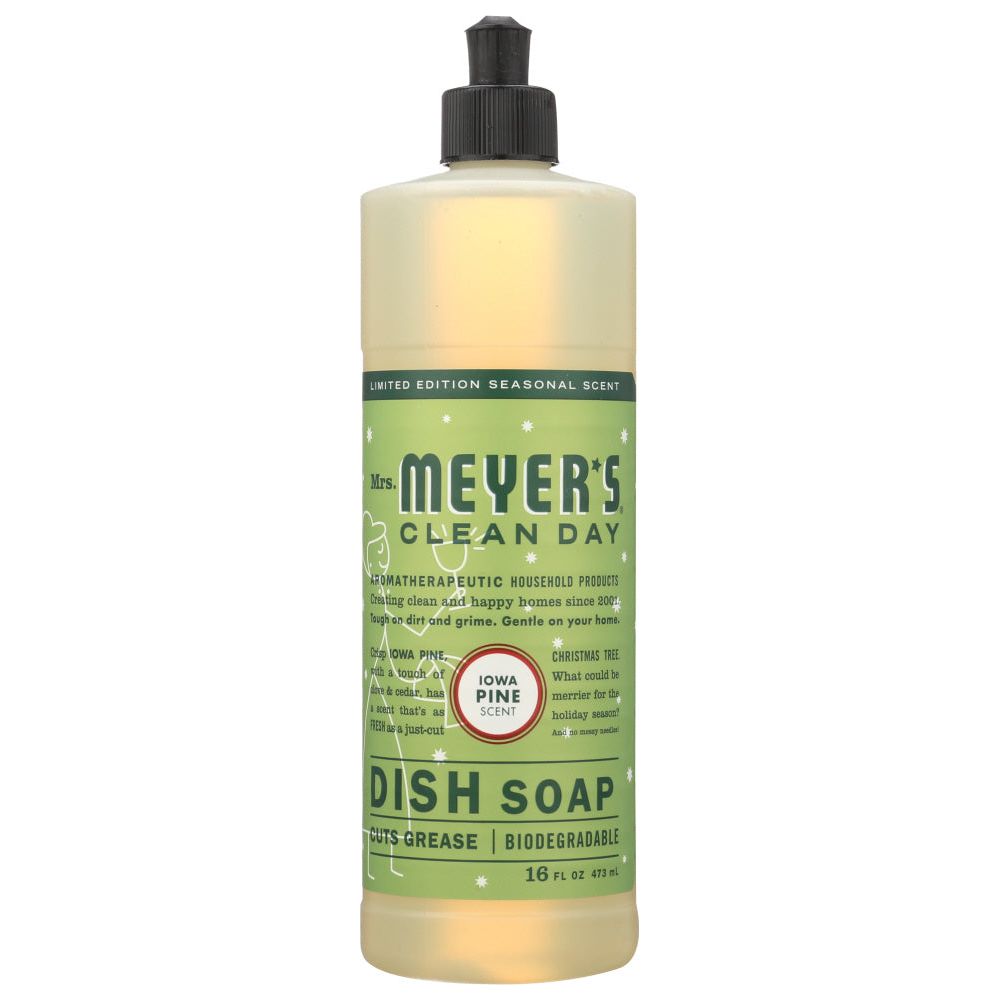 MRS MEYERS CLEAN DAY: Iowa Pine Dish Soap, 16 fo - #tag1# - #tag2#