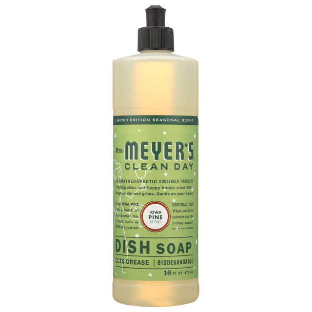 MRS MEYERS CLEAN DAY: Iowa Pine Dish Soap, 16 fo - #tag1# - #tag2#