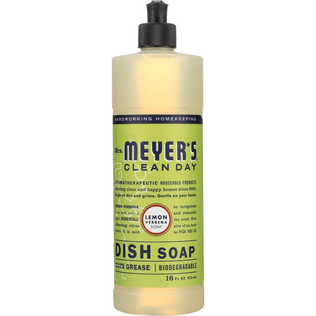 MRS MEYERS CLEAN DAY: Lemon Verbena Dish Soap, 16 oz - #tag1# - #tag2#