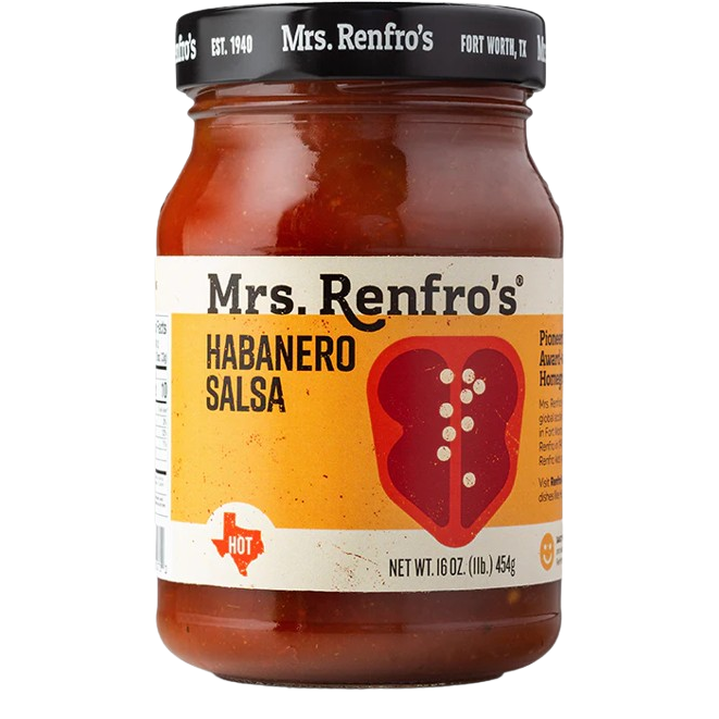 MRS RENFRO: Habanero Salsa, 16 oz - #tag1# - #tag2#
