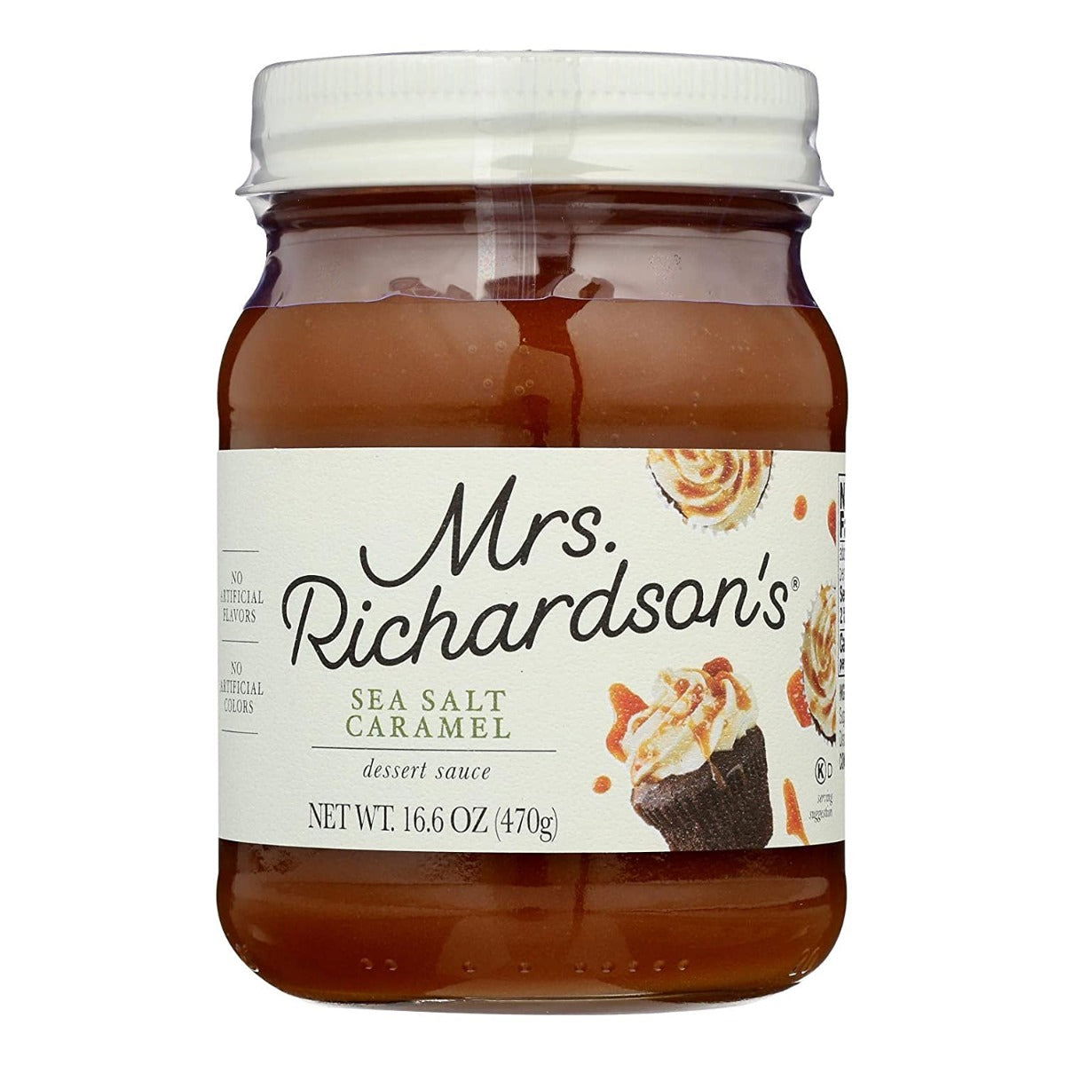 MRS RICHARDSONS: Sea Salt Caramel Dessert Sauce, 16.6 oz - #tag1# - #tag2#