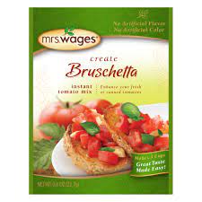MRS WAGES: Seasoning Bruschetta Mix, 0.8 oz - #tag1# - #tag2#