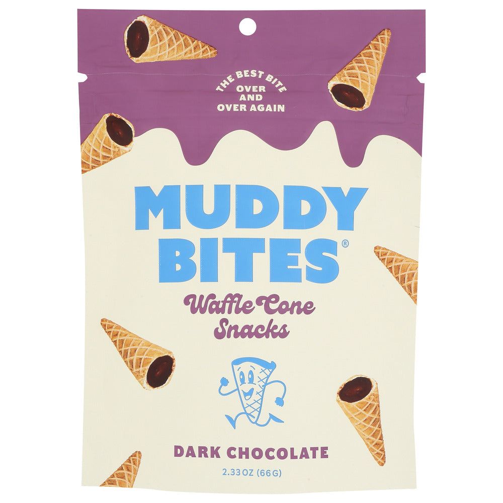 MUDDY BITES: Snck Wflcn Dark Chocolate, 2.33 OZ - #tag1# - #tag2#