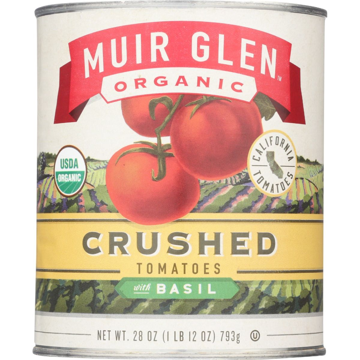 MUIR GLEN: Crushed Tomatoes With Basil, 28 oz - #tag1# - #tag2#