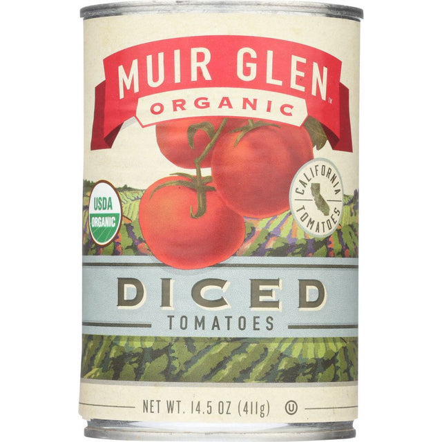 MUIR GLEN: Organic Diced Tomatoes, 14.5 oz - #tag1# - #tag2#