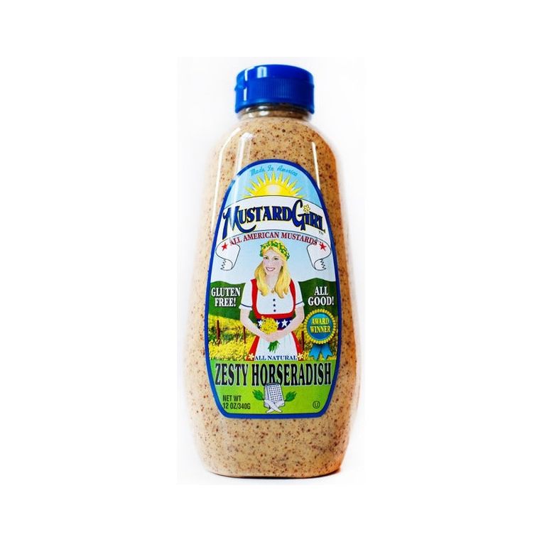 MUSTARD GIRL: Zesty Horseradish, 12 oz - #tag1# - #tag2#