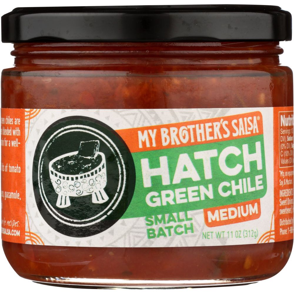 MY BROTHERS SALSA: Hatch Green Chile Salsa, 11 oz - #tag1# - #tag2#