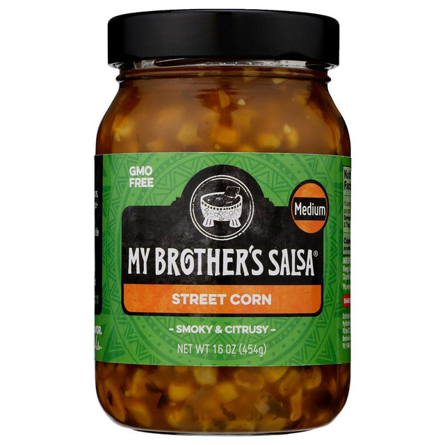 MY BROTHERS SALSA: Street Corn Medium Salsa, 16 oz - #tag1# - #tag2#