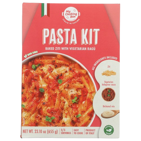 MY COOKING BOX: Pasta Kit Baked Ziti with Vegetarian Ragu, 23.1 oz - #tag1# - #tag2#