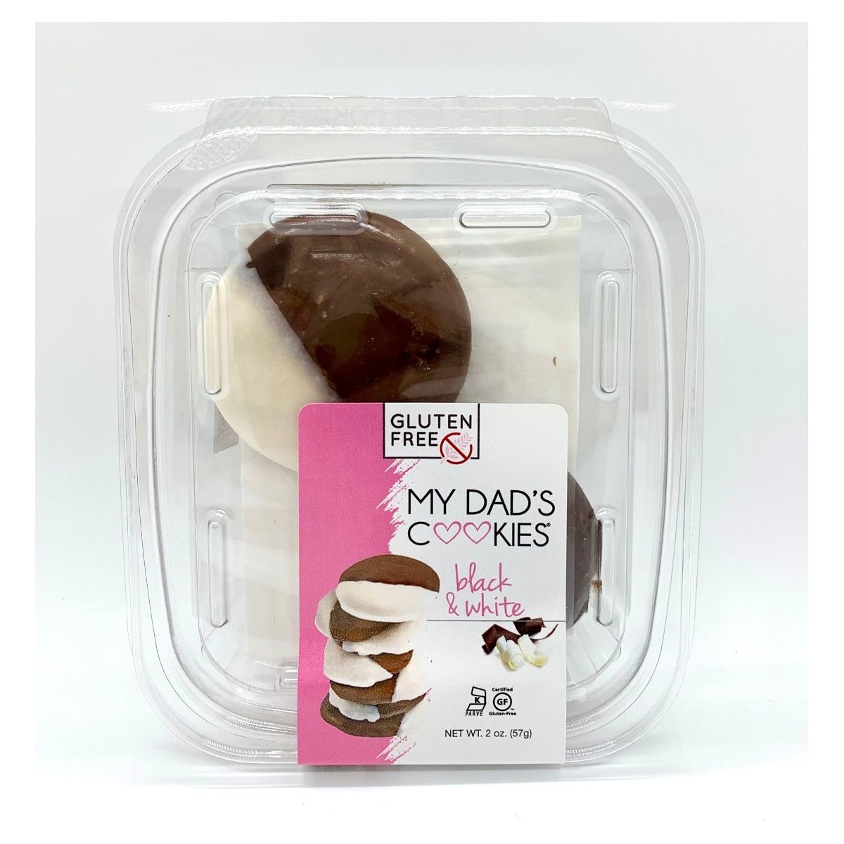 MY DADS COOKIES: Cookie Blk & White Gf, 2 oz - #tag1# - #tag2#