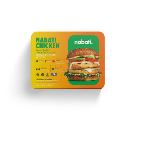 NABATI: Plant Based Chickn Burger, 8.11 oz - #tag1# - #tag2#