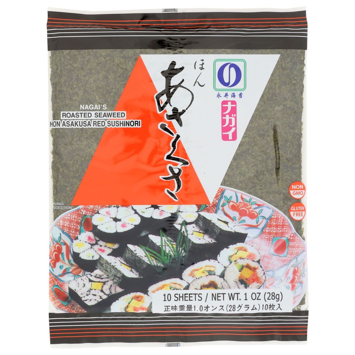 NAGAI: Roasted Seaweed, 1 oz - #tag1# - #tag2#