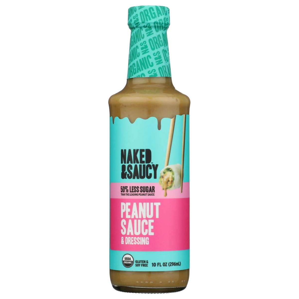NAKED AND SAUCY: Peanut Sauce, 10 fo - #tag1# - #tag2#