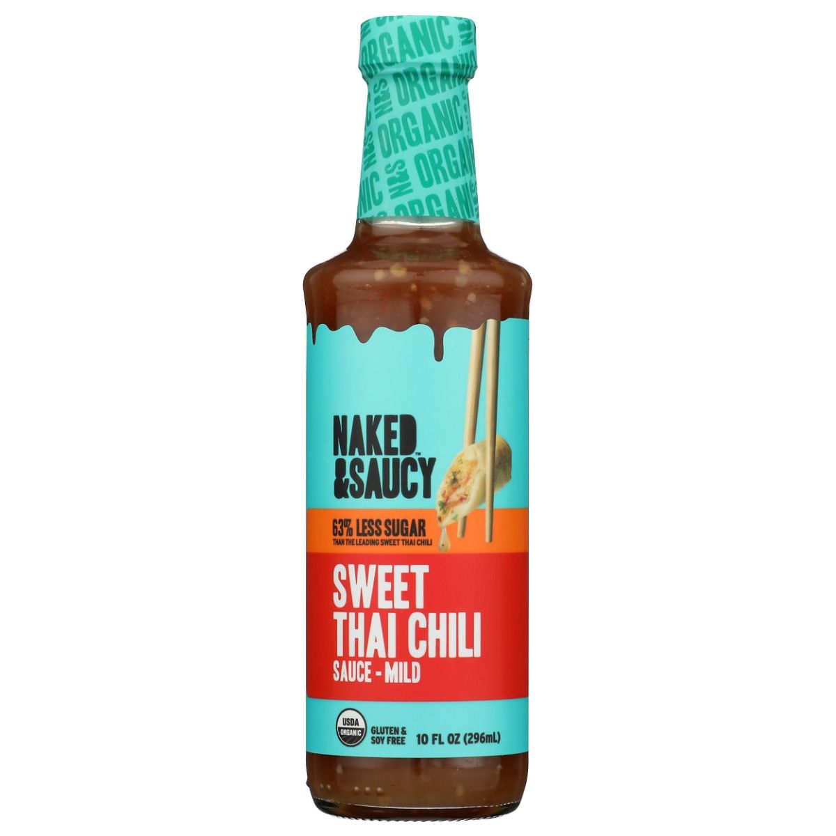 NAKED AND SAUCY: Sweet Thai Chili Sauce Mild, 10 fo - #tag1# - #tag2#