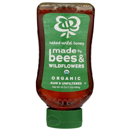 NAKED WILD HONEY: Organic Raw Unfiltered Honey, 16 oz - #tag1# - #tag2#