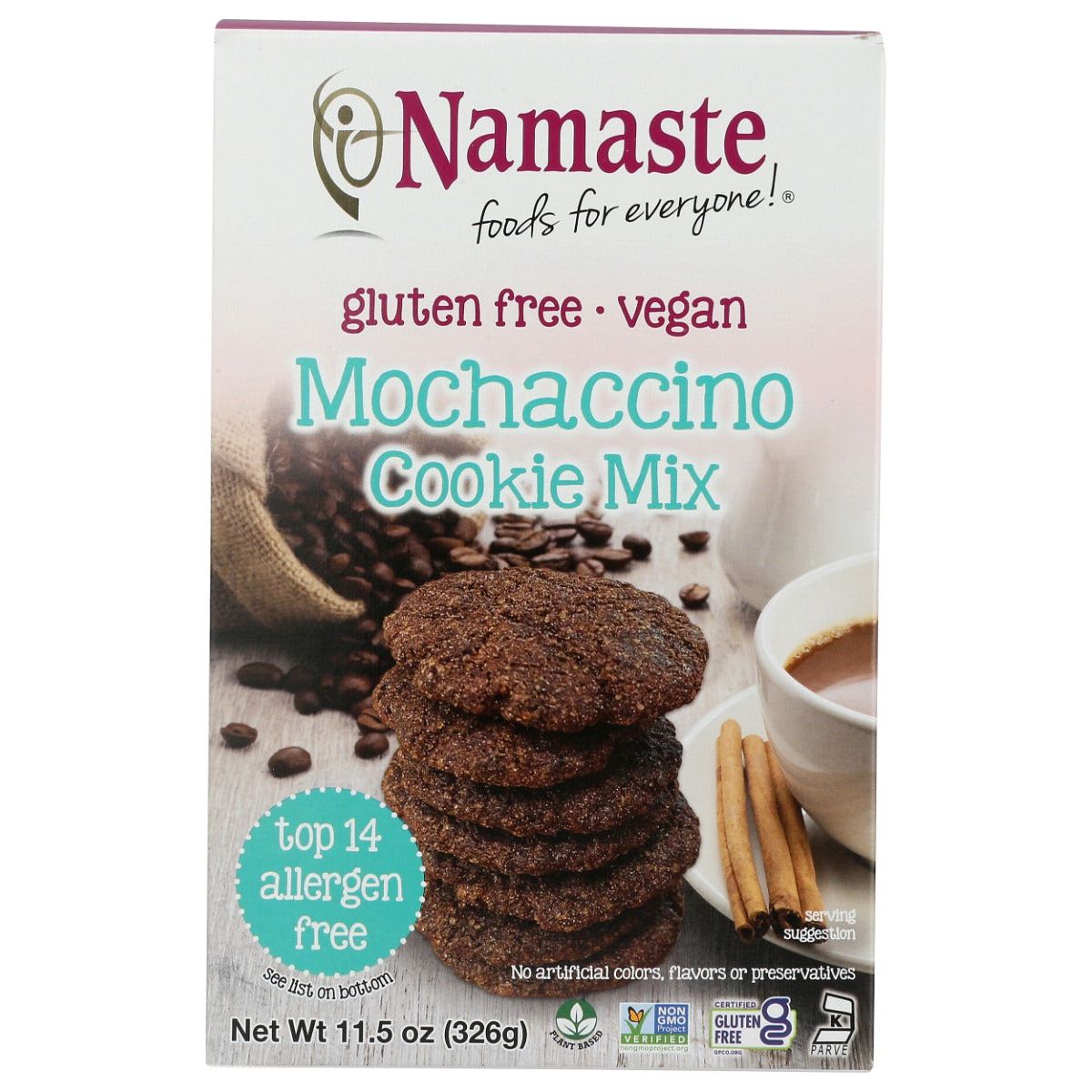 NAMASTE FOODS: Mochaccino Cookie Mix, 11.5 oz - #tag1# - #tag2#